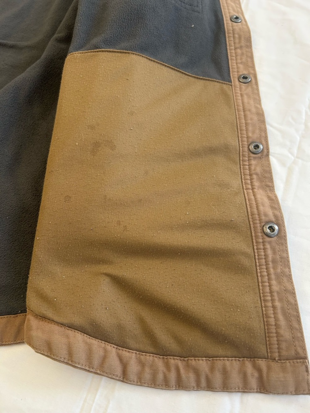 Pre-Owned Columbia Fleece-lined Canvas Shirt Jacket - Picture 8 of 12